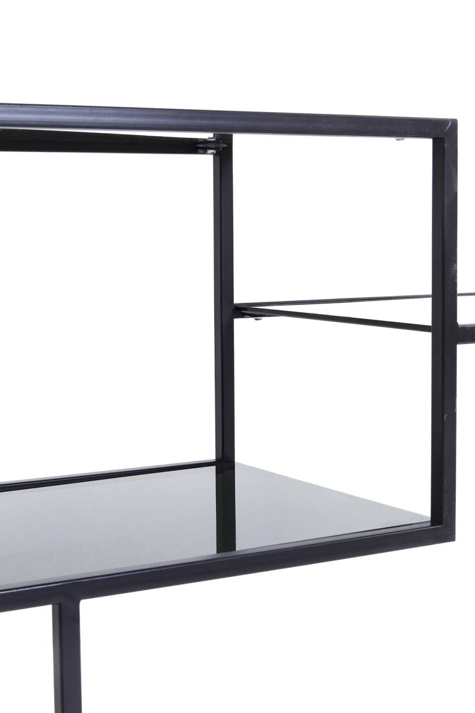 Regal Loft Schwarz 115x100cm