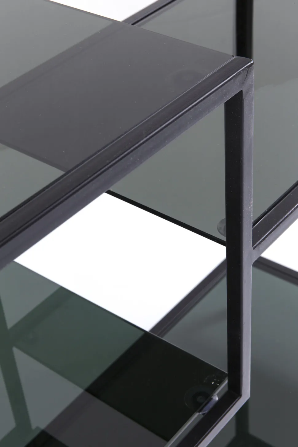 Regal Loft Schwarz 115x100cm