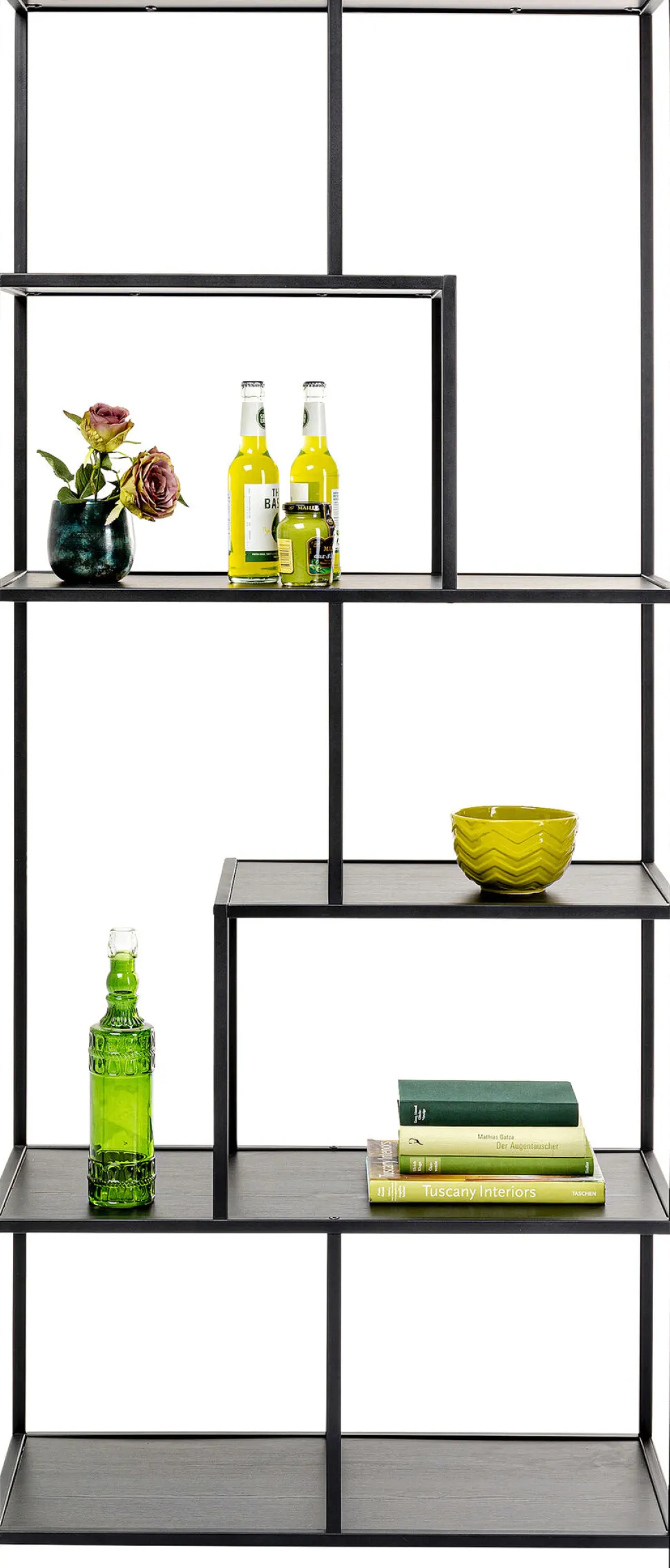 Regal Loftie Schwarz 77x185cm