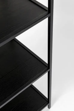 Regal Loftie Schwarz 77x185cm