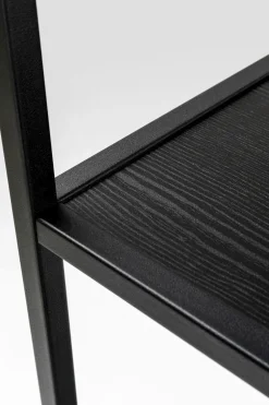 Regal Loftie Schwarz 77x185cm