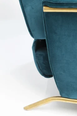 Relaxsessel Lazy Velvet Blau