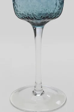 Rotweinglas Cascata Blau
