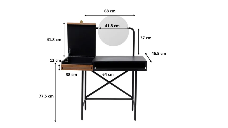 Schminktisch Vanity 102x47cm