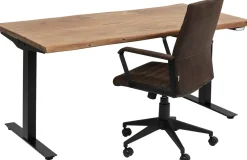 Schreibtisch Office Harmony Schwarz 160x80