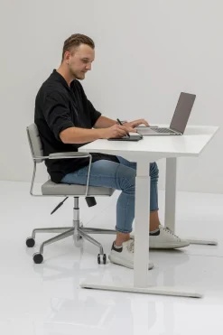 Schreibtisch Office Smart Weiß Weiß 160x80