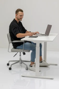 Schreibtisch Office Smart Weiß Weiß 160x80