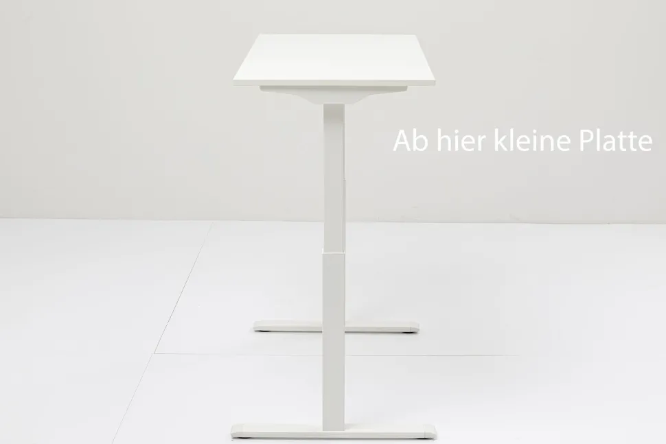 Schreibtisch Office Smart Weiß Weiß 140x70