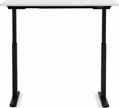 Schreibtisch Office Smart Schwarz Weiß 140x70cm