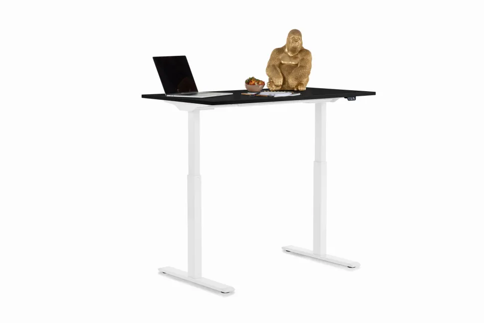 Schreibtisch Office Smart Weiß Schwarz 120x70