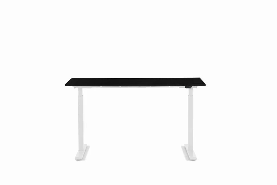 Schreibtisch Office Smart Weiß Schwarz 140x70