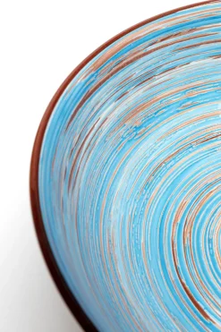 Schüssel Swirl Blau Ø22cm