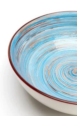 Schüssel Swirl Blau Ø22cm