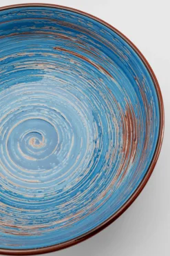 Schüssel Swirl Blau Ø18cm