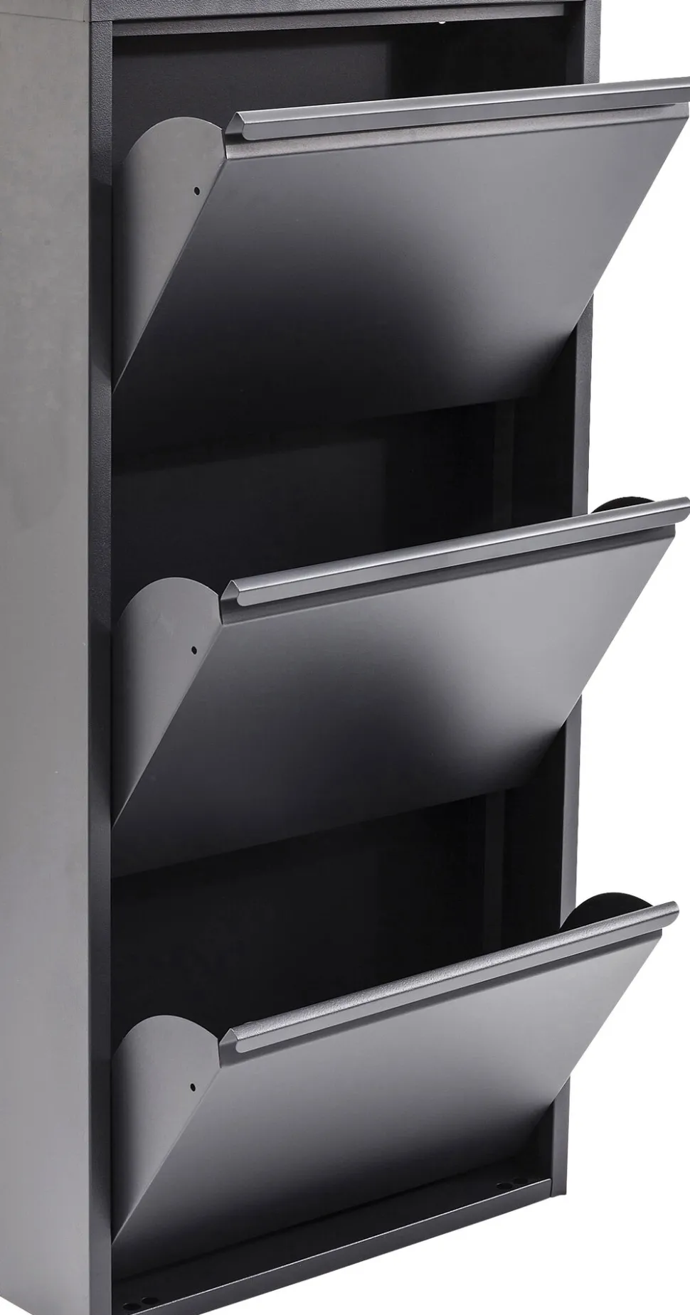 Schuhkipper Caruso 3-er Anthrazit