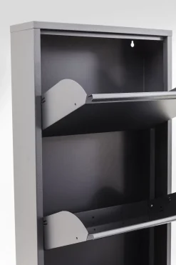 Schuhkipper Caruso 5-er Anthrazit