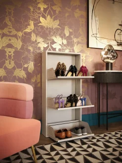 Schuhkipper Caruso 3-er Creme