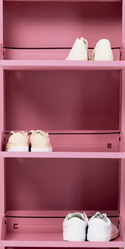 Schuhkipper Caruso 3-er Rosa