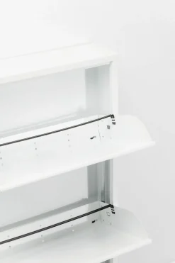 Schuhkipper Caruso 3-er Weiß