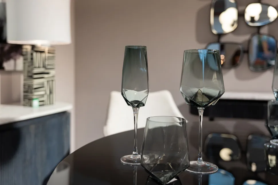 Sektglas Diamond Smoke