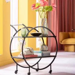 Servierwagen Loft Schwarz