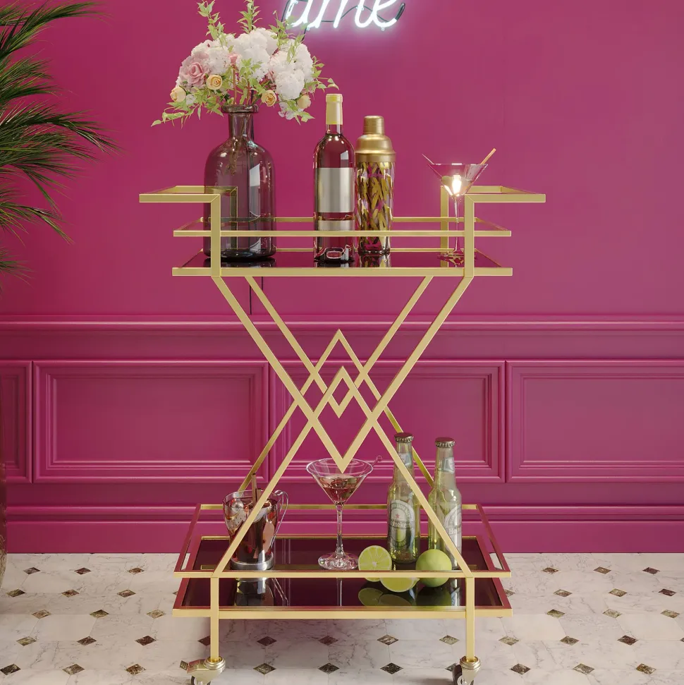 Servierwagen Pyramids