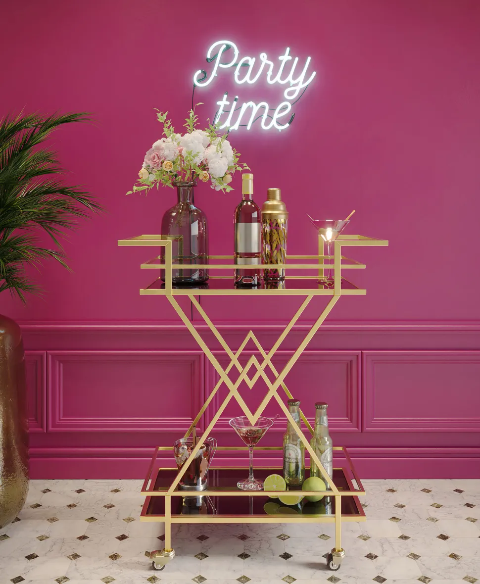 Servierwagen Pyramids