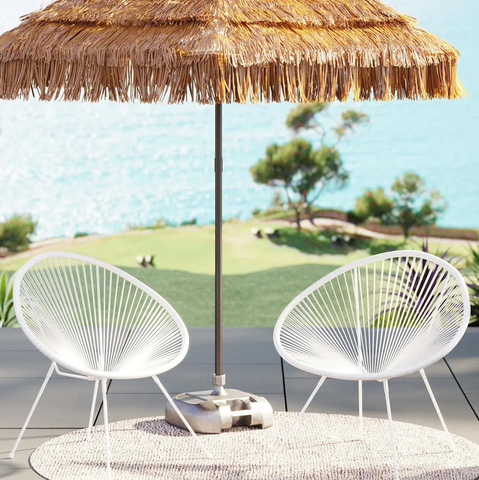 Sessel Acapulco Mono Weiß 2/Set