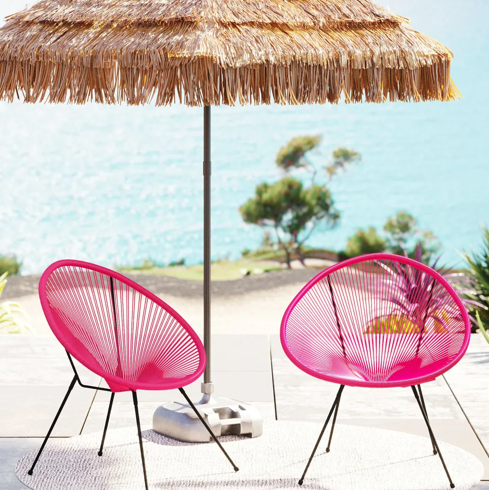 Sessel Acapulco Pink 2/Set