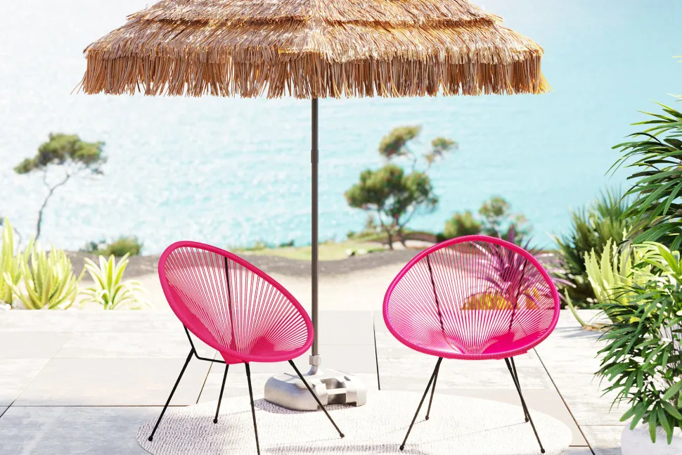 Sessel Acapulco Pink 2/Set