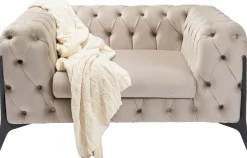 Sessel Bellissima Velvet Taupe 120cm