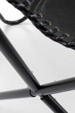 Sessel California Leder Schwarz