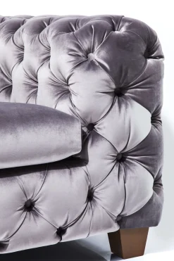 Sessel Desire Silbergrau