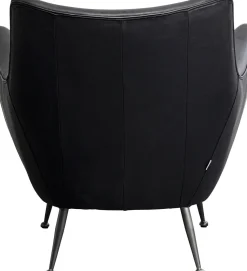 Sessel Goldfinger Smart Leder Schwarz