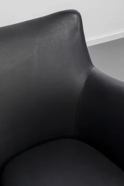 Sessel Goldfinger Smart Leder Schwarz