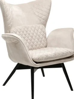 Sessel Tudor Velvet Creme