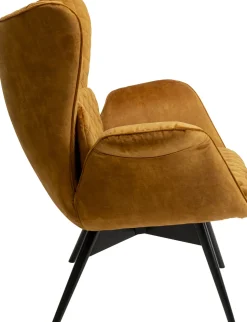 Sessel Tudor Velvet Goldbraun