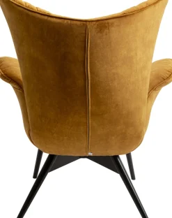Sessel Tudor Velvet Goldbraun
