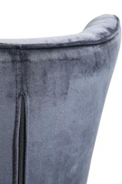 Sessel Tudor Velvet Schwarz