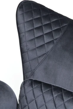 Sessel Tudor Velvet Schwarz