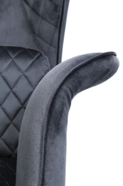Sessel Tudor Velvet Schwarz