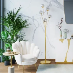 Sessel Water Lily Gold Beige