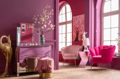 Sessel Water Lily Gold Rosa