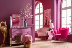 Sessel Water Lily Gold Rosa