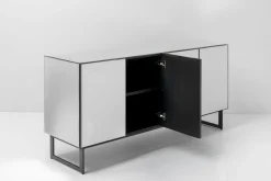 Sideboard Soran Schwarz 160x45cm