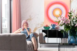 Sideboard Soran Schwarz 160x45cm