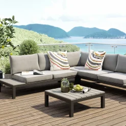 Sitzgruppe Holiday Schwarz (4/tlg.)