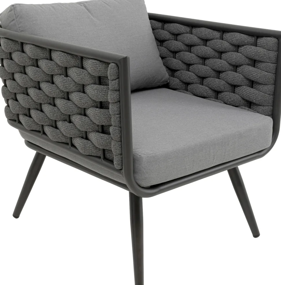 Sitzgruppe Rimini Anthracit (4/tlg.)