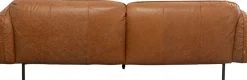 Sofa Calgary Smart Leder Hellbraun 228cm