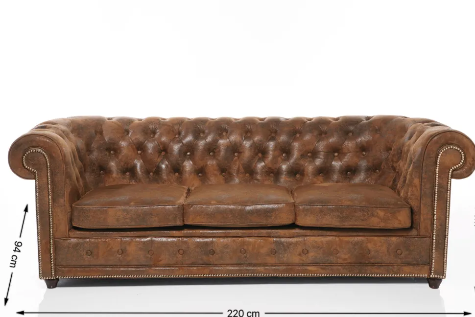 Sofa Cambridge 3-Sitzer Vintage Smart